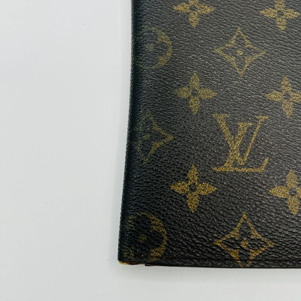 Louis Vuitton Wallet Womens One Size Brown Monogram Long Bifold Credit Card